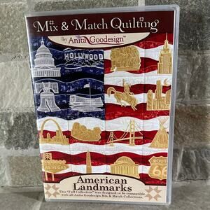 American Landmarks Mix Match Quilting DVD Anita Goodesign